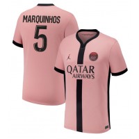 Fotbalové Dres Paris Saint-Germain Marquinhos #5 Alternativní 2024-25 Krátký Rukáv